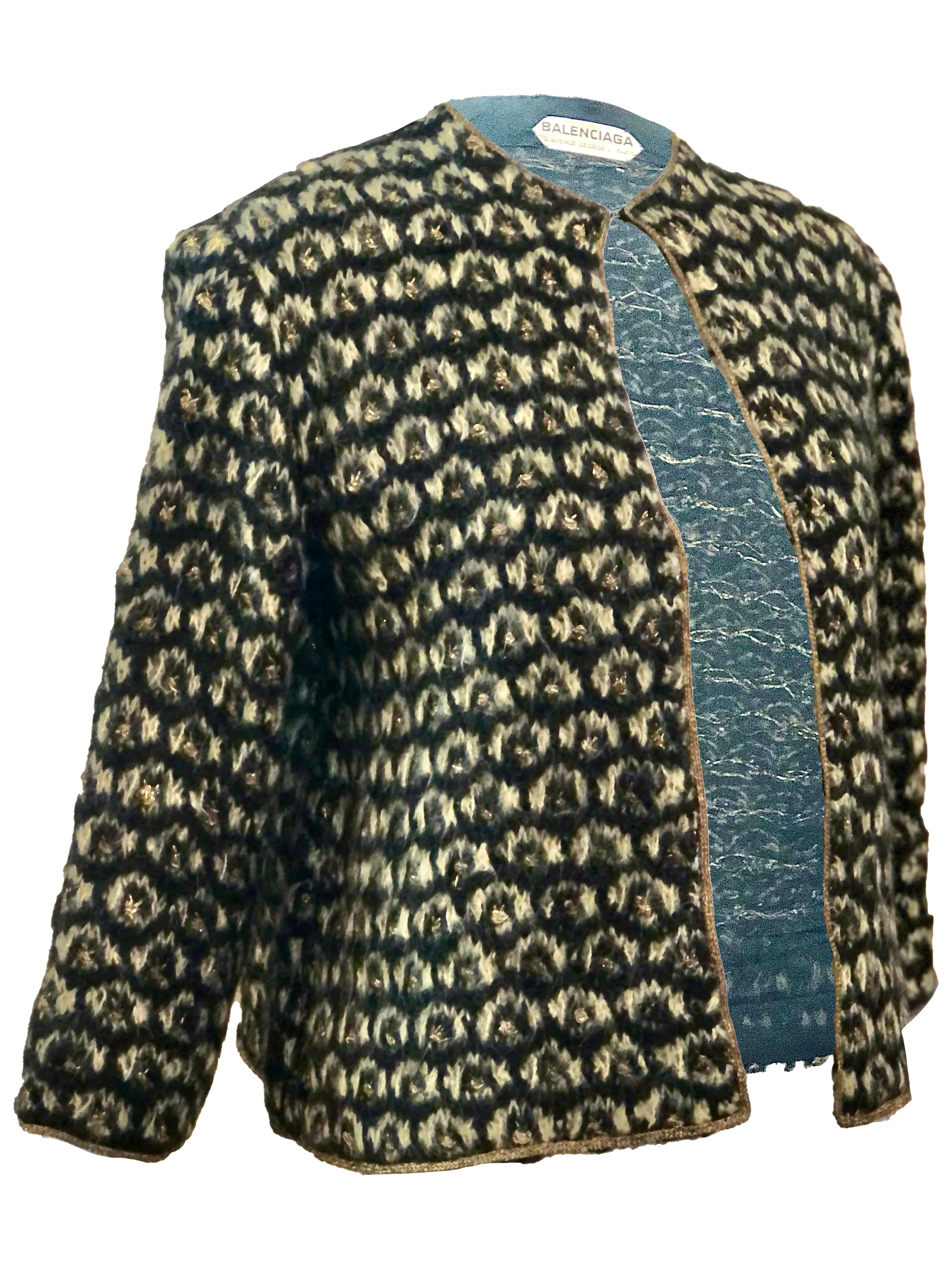 1960s Balenciaga Haute Couture Jacket