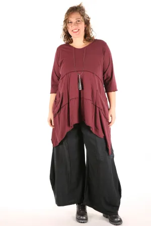 2222 Vector Tunic Ancient Burgundy-U