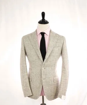 $3,195 ELEVENTY - ALPACA Blend Gray Fleck Semi-Lined Blazer - 40 US (50EU)