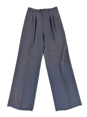 70s Saint Laurent Wool Wide-Leg Trousers