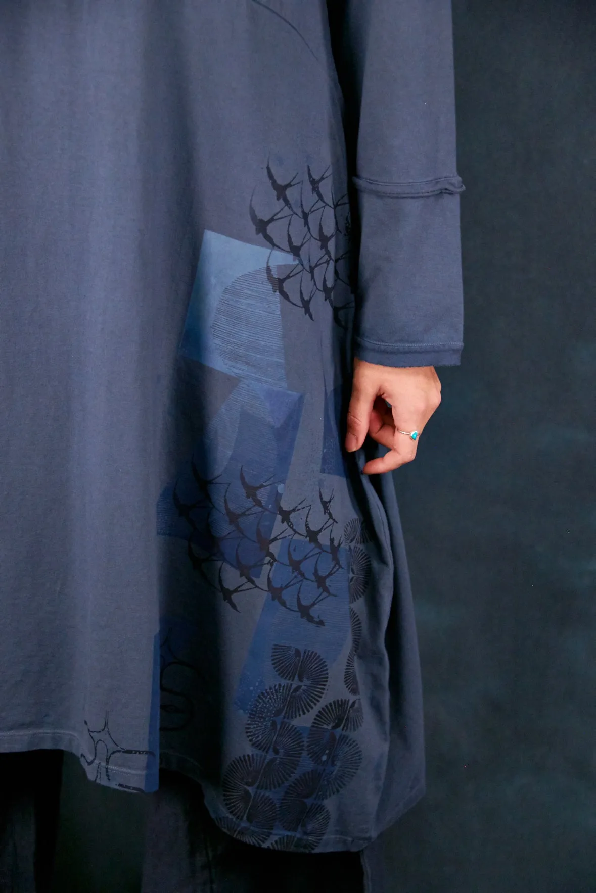 7230 Amelie Dress Antique Ink-P