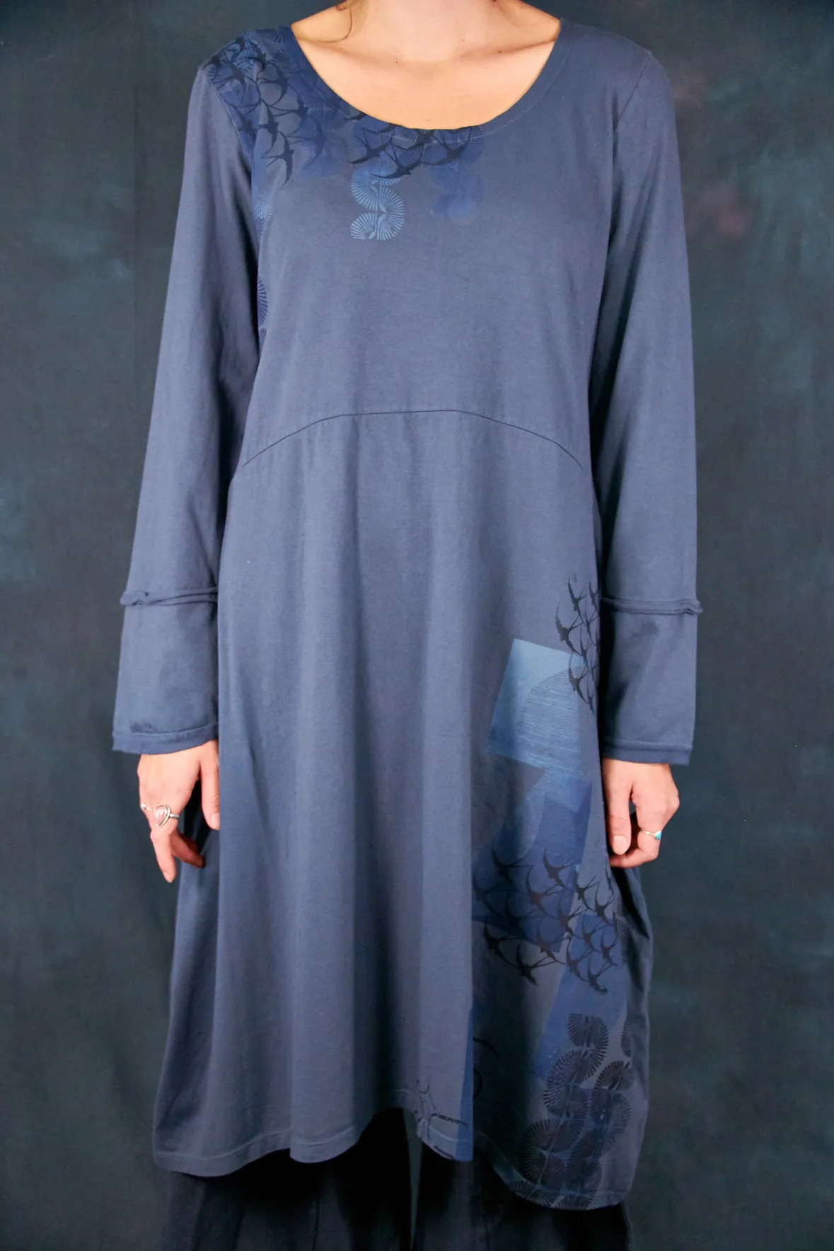 7230 Amelie Dress Antique Ink-P