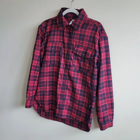 ΖΥΙA ACTIVE Red Lumberjill Shirt Jacket