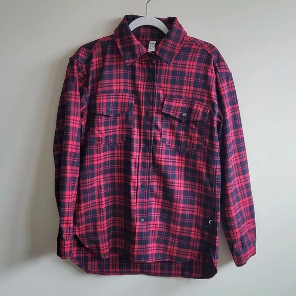 ΖΥΙA ACTIVE Red Lumberjill Shirt Jacket