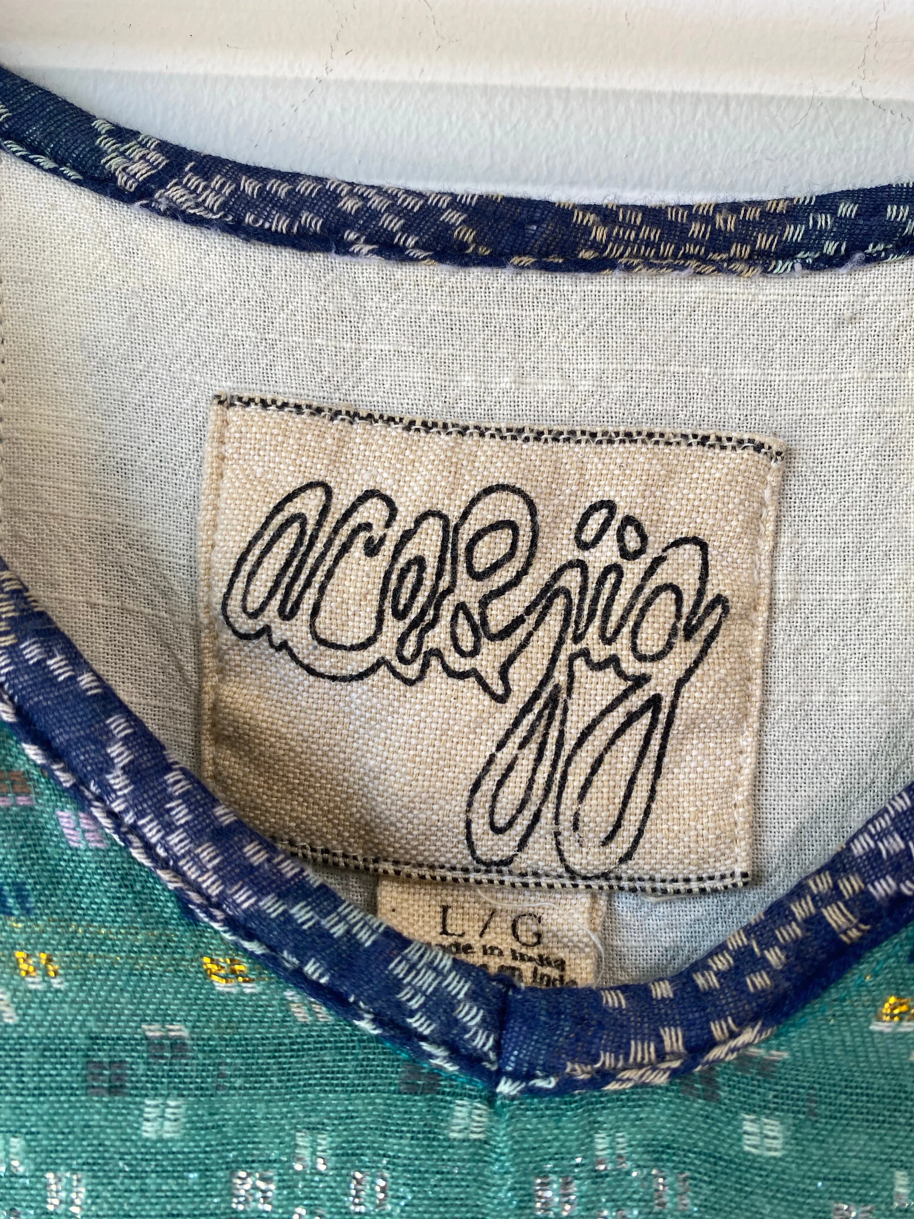 Ace & Jig Reversible Blue and/or Green Dress