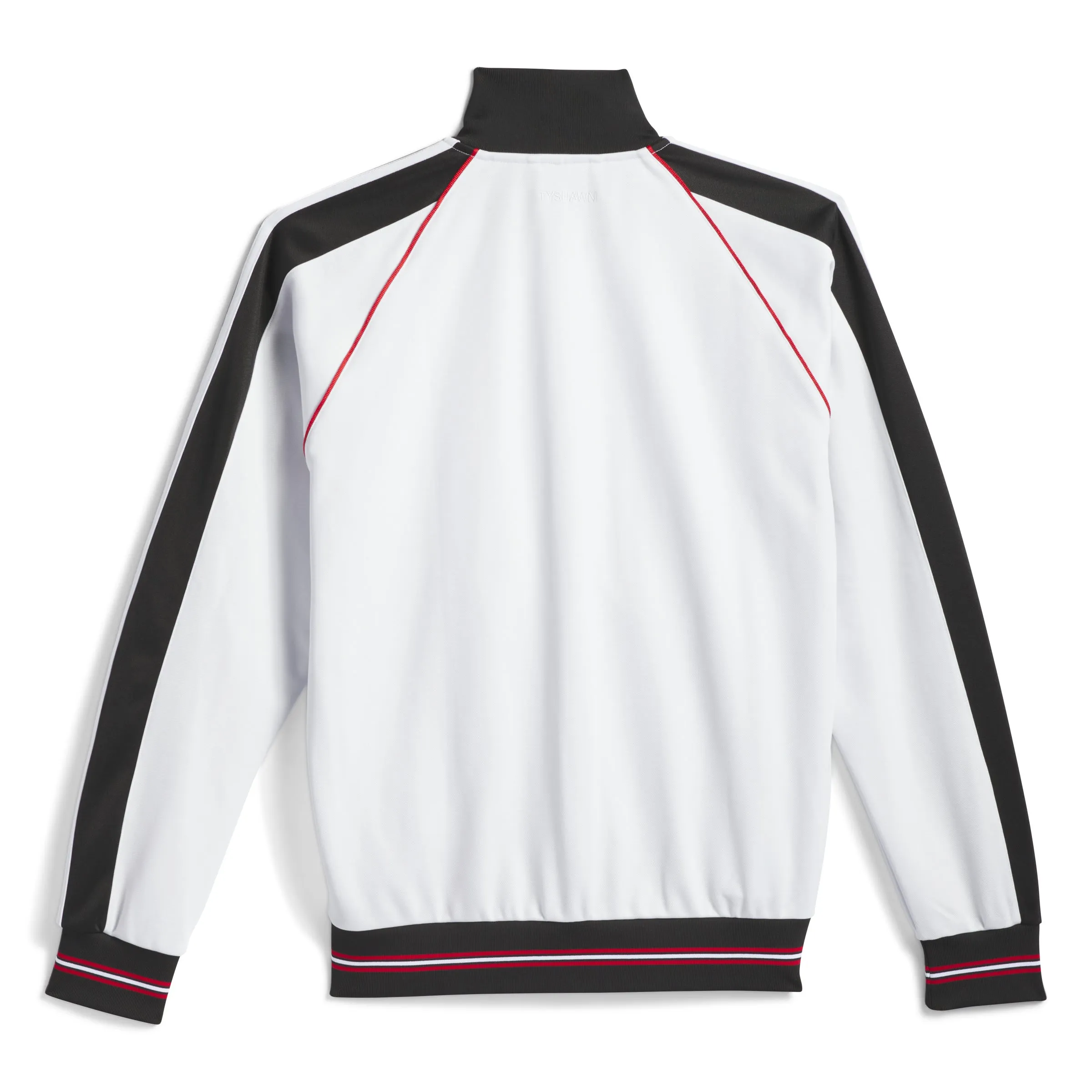 Adidas Tyshawn Track Jacket Crystal White / Black / Better Scarlet
