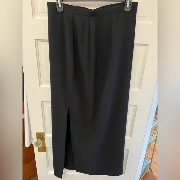Adrianna Papell black evening skirt