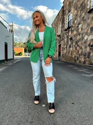 Allie Blazer- Emerald Green