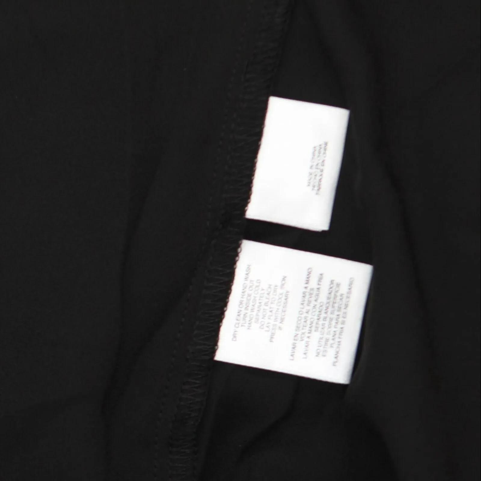 Anne Klein Women's Sleeveless Pleated Shoulder Blouse 10865131 Asphalt Black L