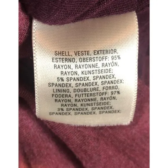 Anthropologie HD in Paris skirt in plum size XL