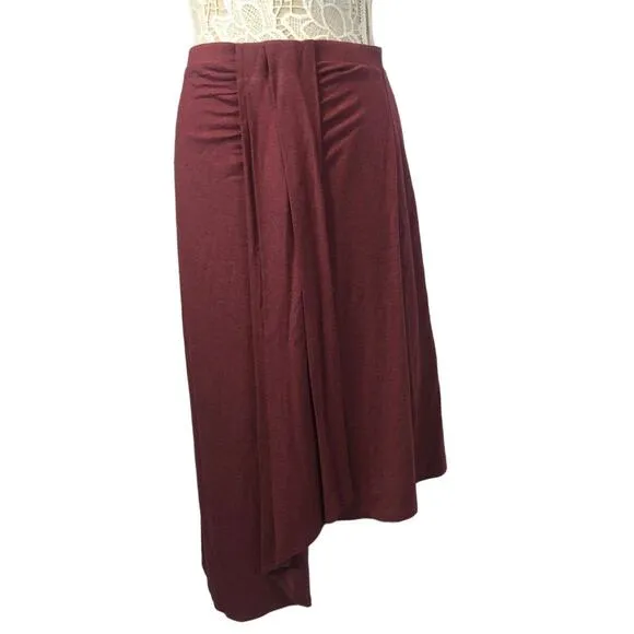 Anthropologie HD in Paris skirt in plum size XL