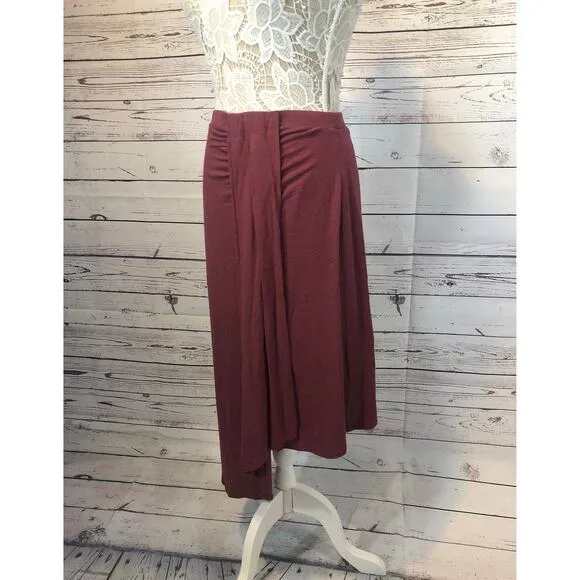 Anthropologie HD in Paris skirt in plum size XL