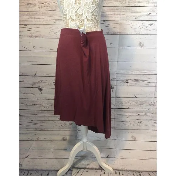 Anthropologie HD in Paris skirt in plum size XL