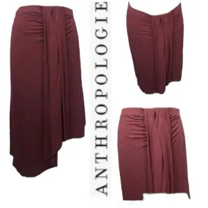 Anthropologie HD in Paris skirt in plum size XL