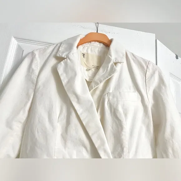 ANTHROPOLOGIE Pilcro Fray Hem Blazer