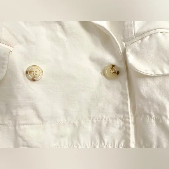 ANTHROPOLOGIE Pilcro Fray Hem Blazer