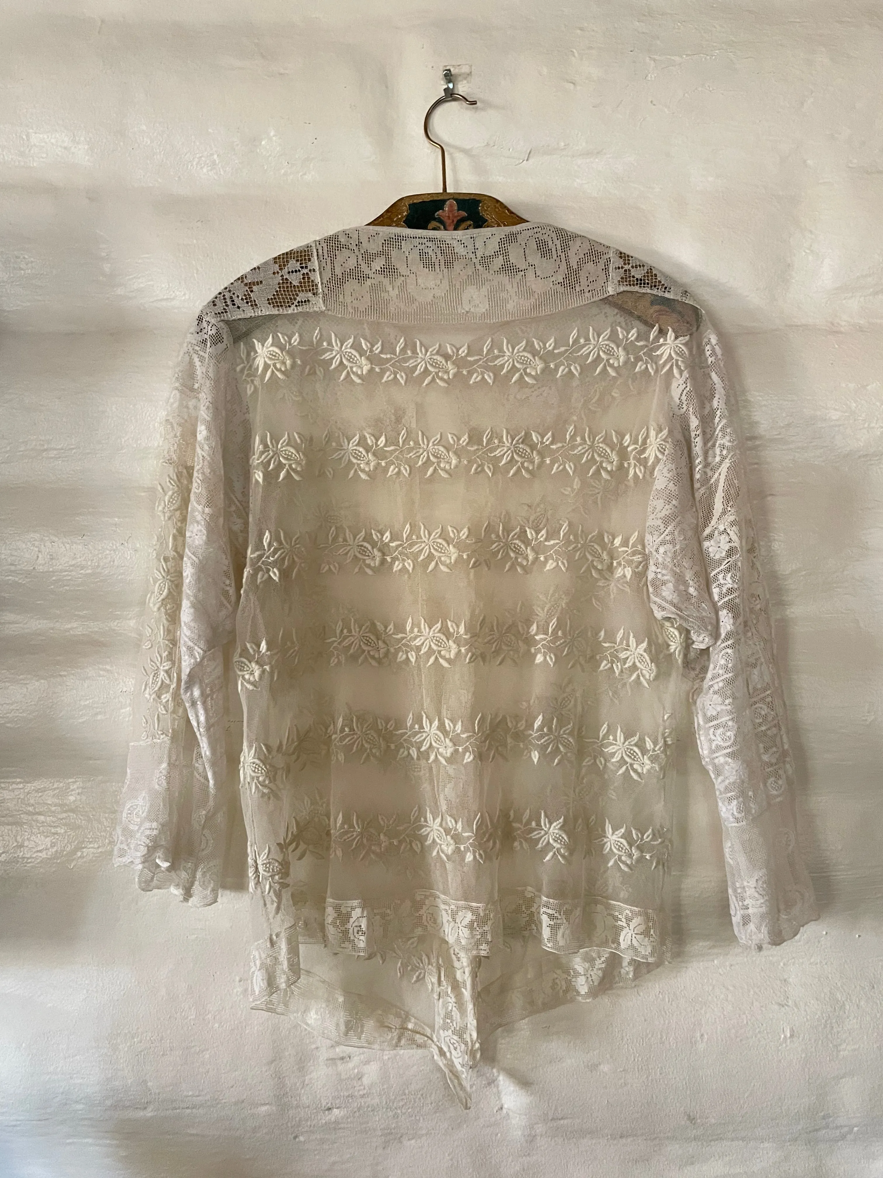 Antique Mixed Lace Blouse