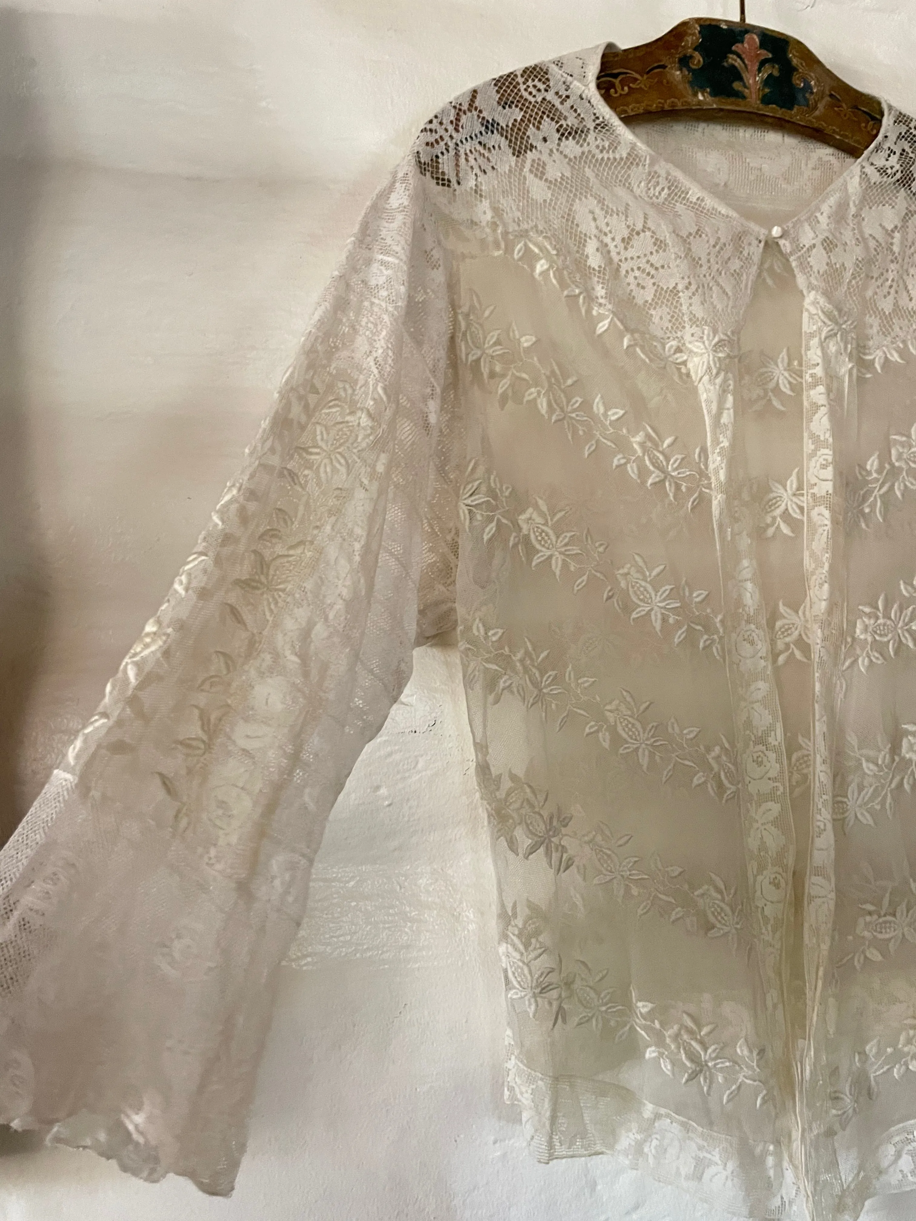 Antique Mixed Lace Blouse