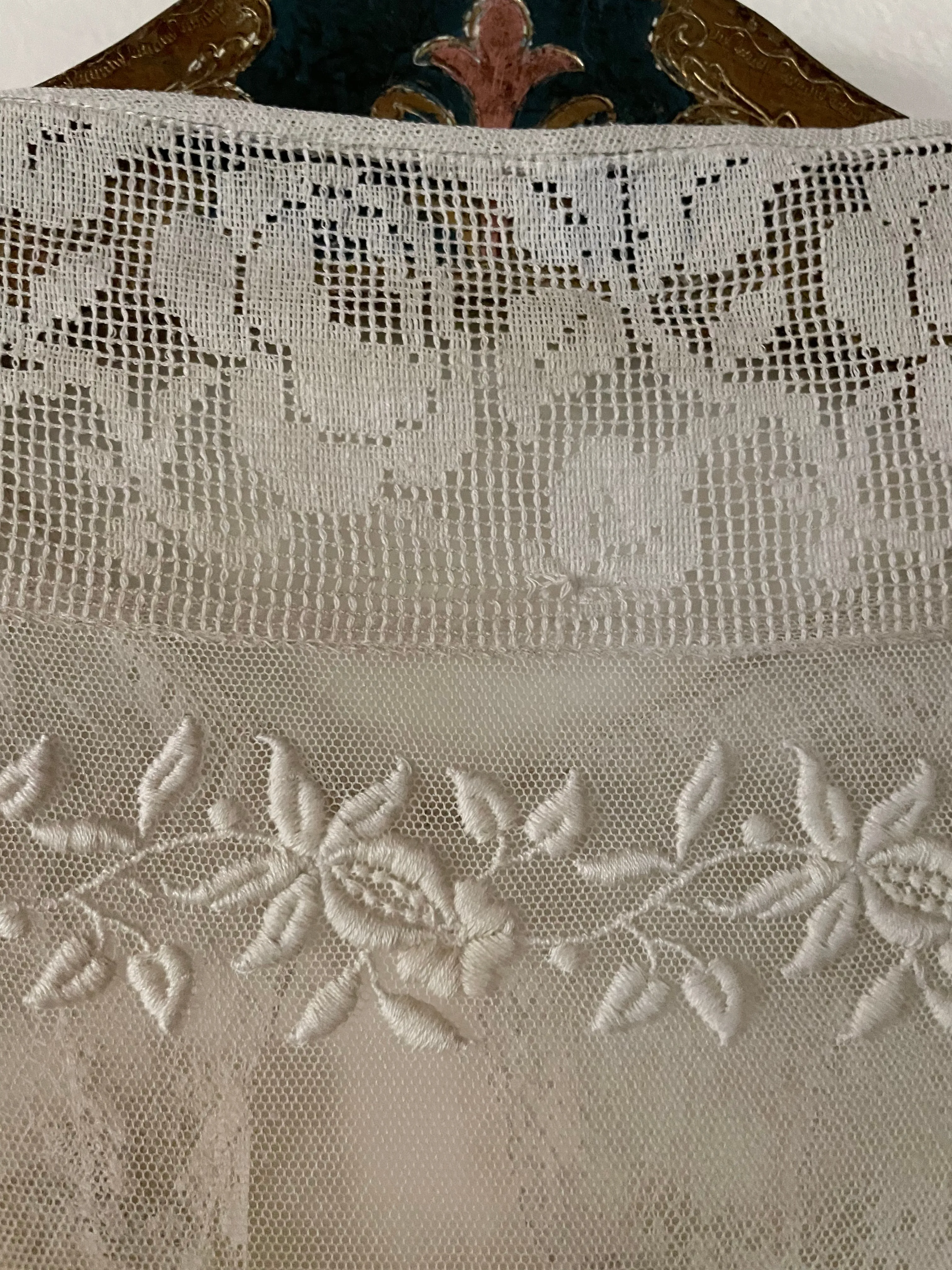 Antique Mixed Lace Blouse
