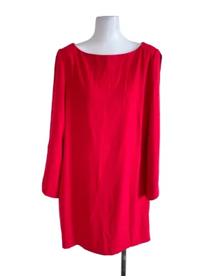 Apple Red Split Sleeves Dress