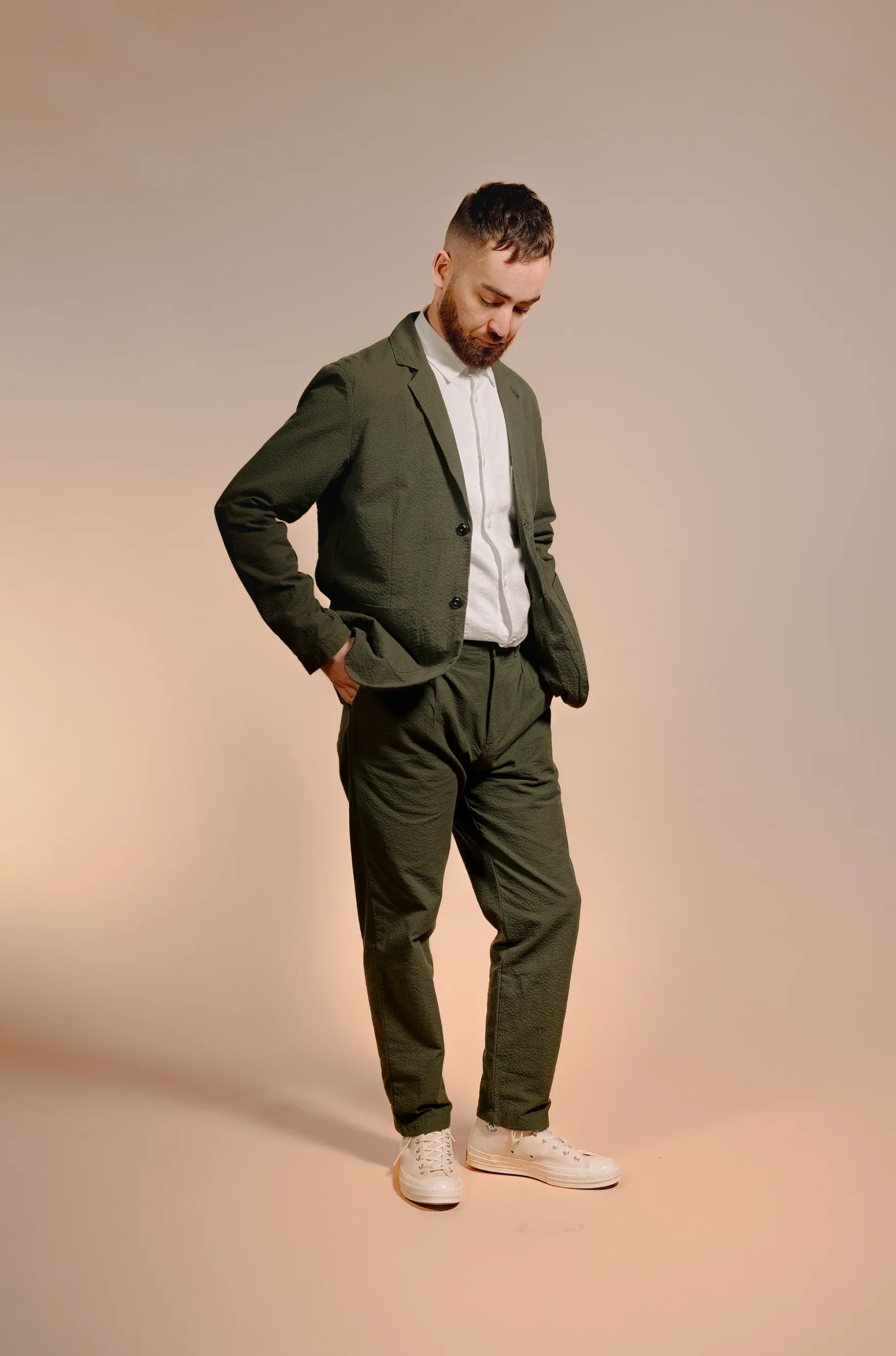 Archive Seersucker Casual Jacket