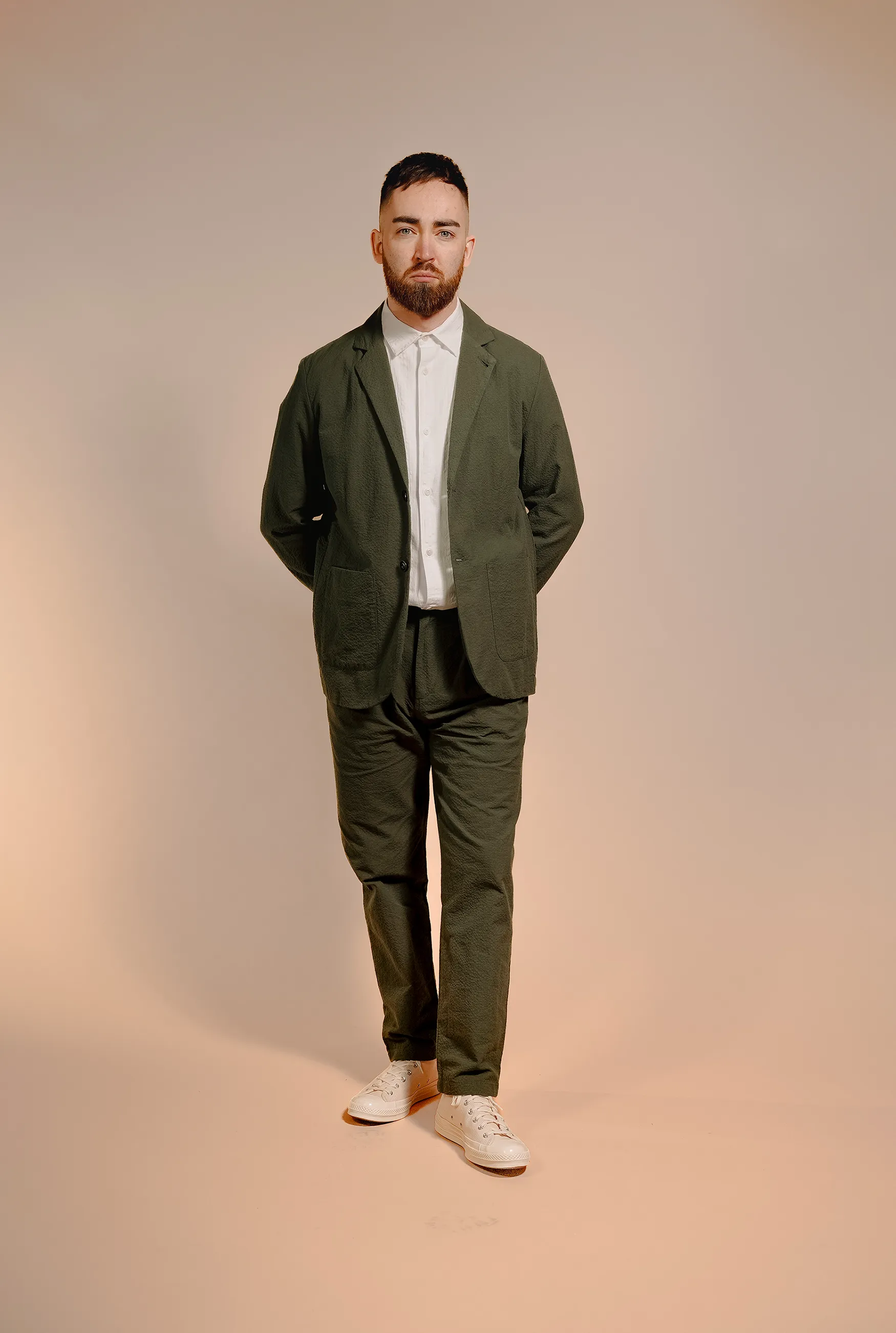 Archive Seersucker Casual Jacket