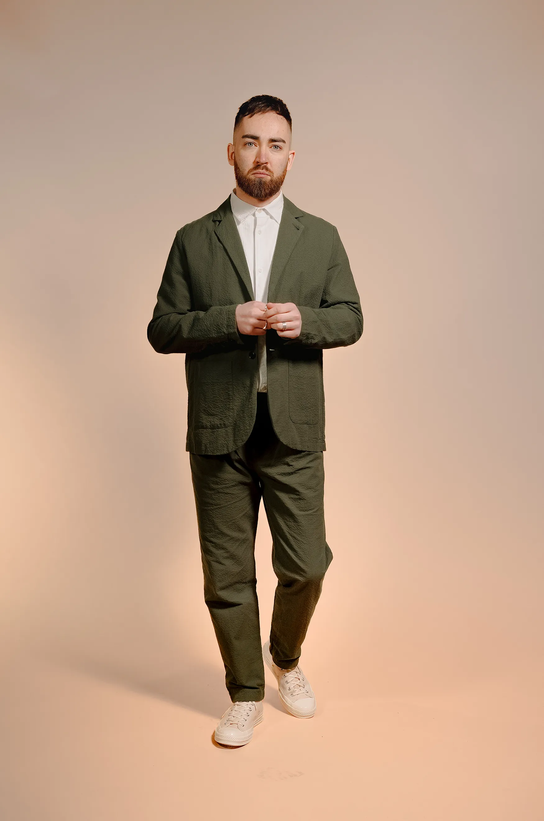 Archive Seersucker Casual Jacket