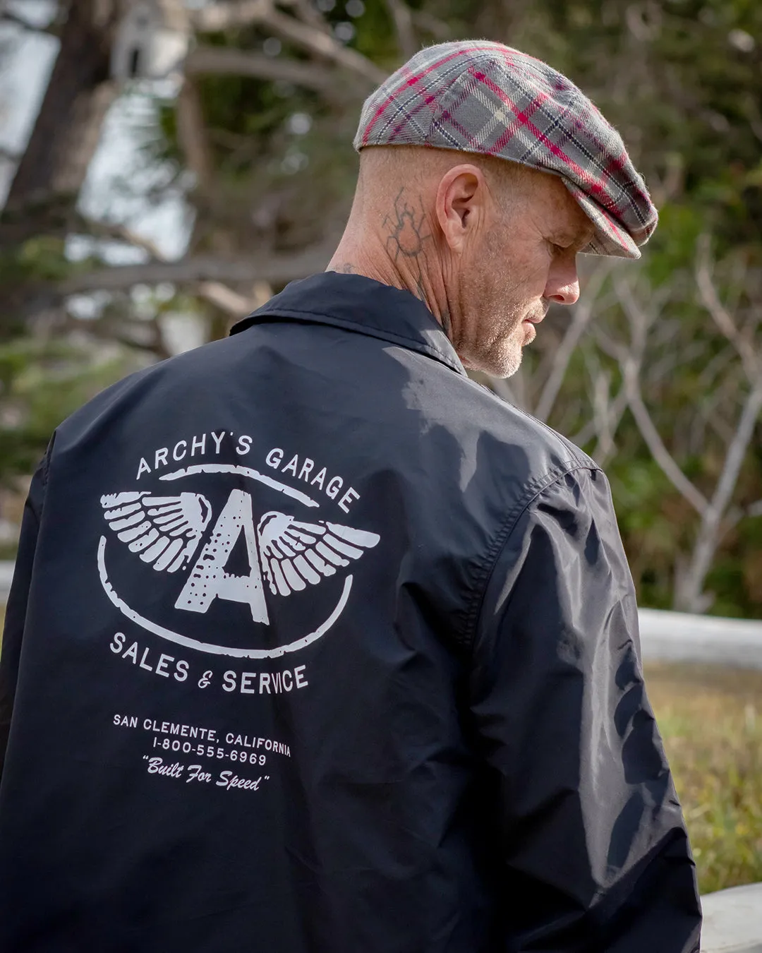 Archy's Garage Coach's Jacket - Black