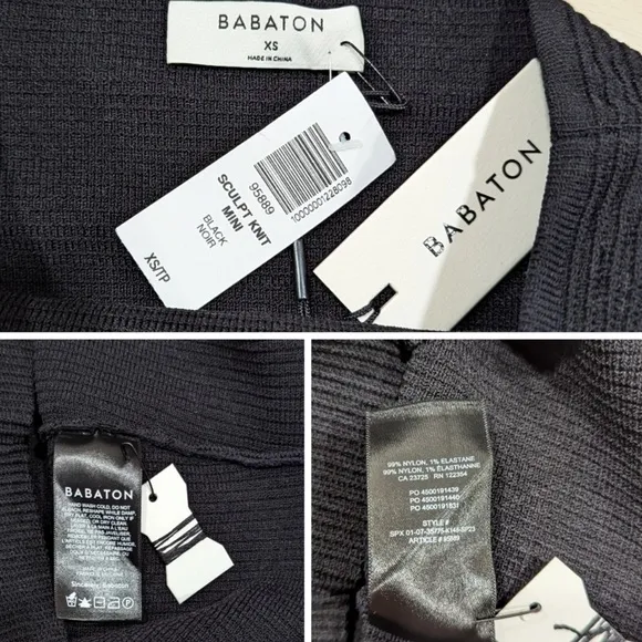 Aritzia Babaton Sculpt knit mini skirt