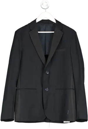 Armani Exchange Blue Formal Single Breasted Jacket UK 10