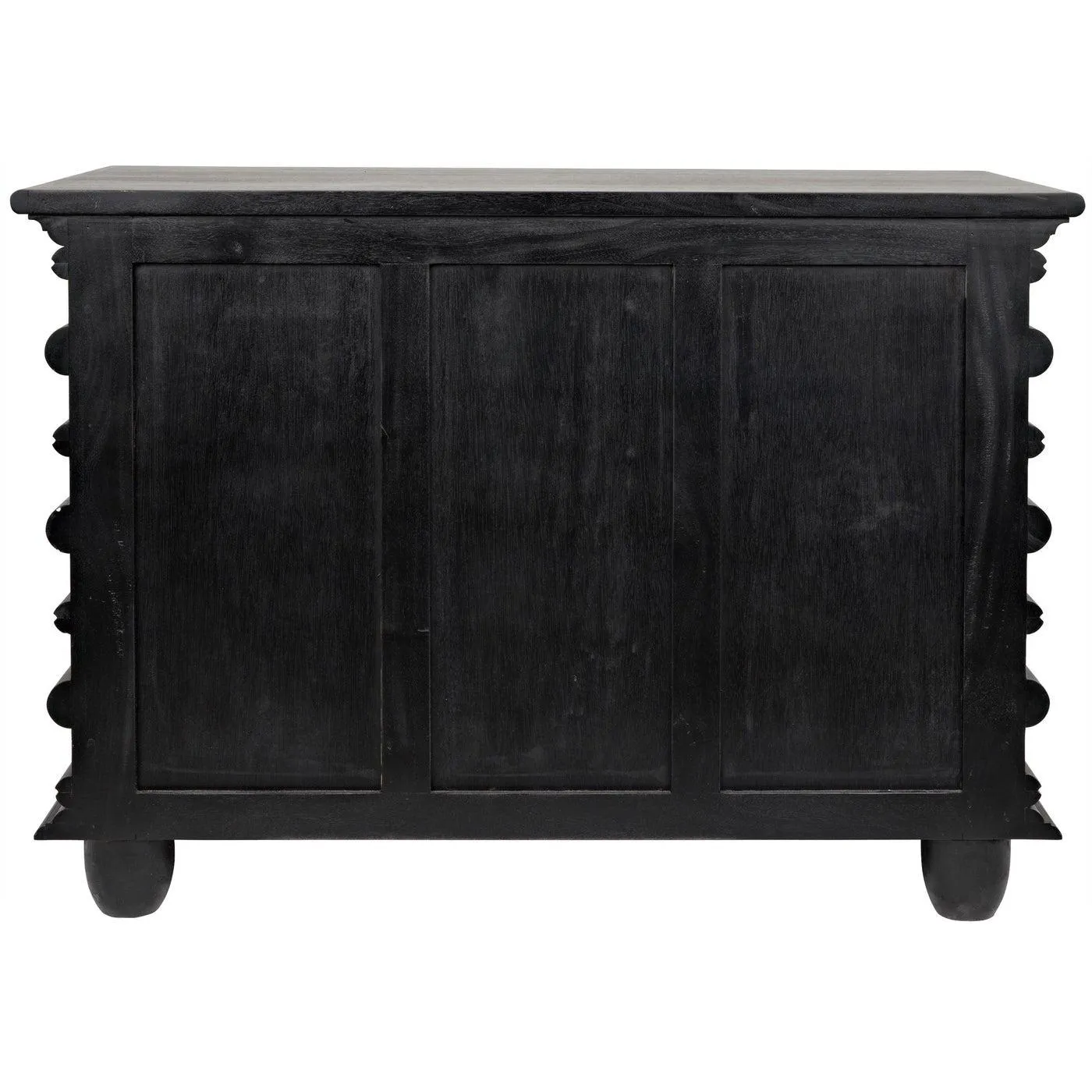 Ascona Small Chest, Hand Rubbed Black