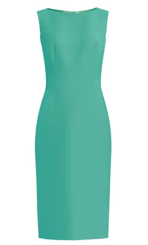 Aspen Boat Neckline Sheath Dress
