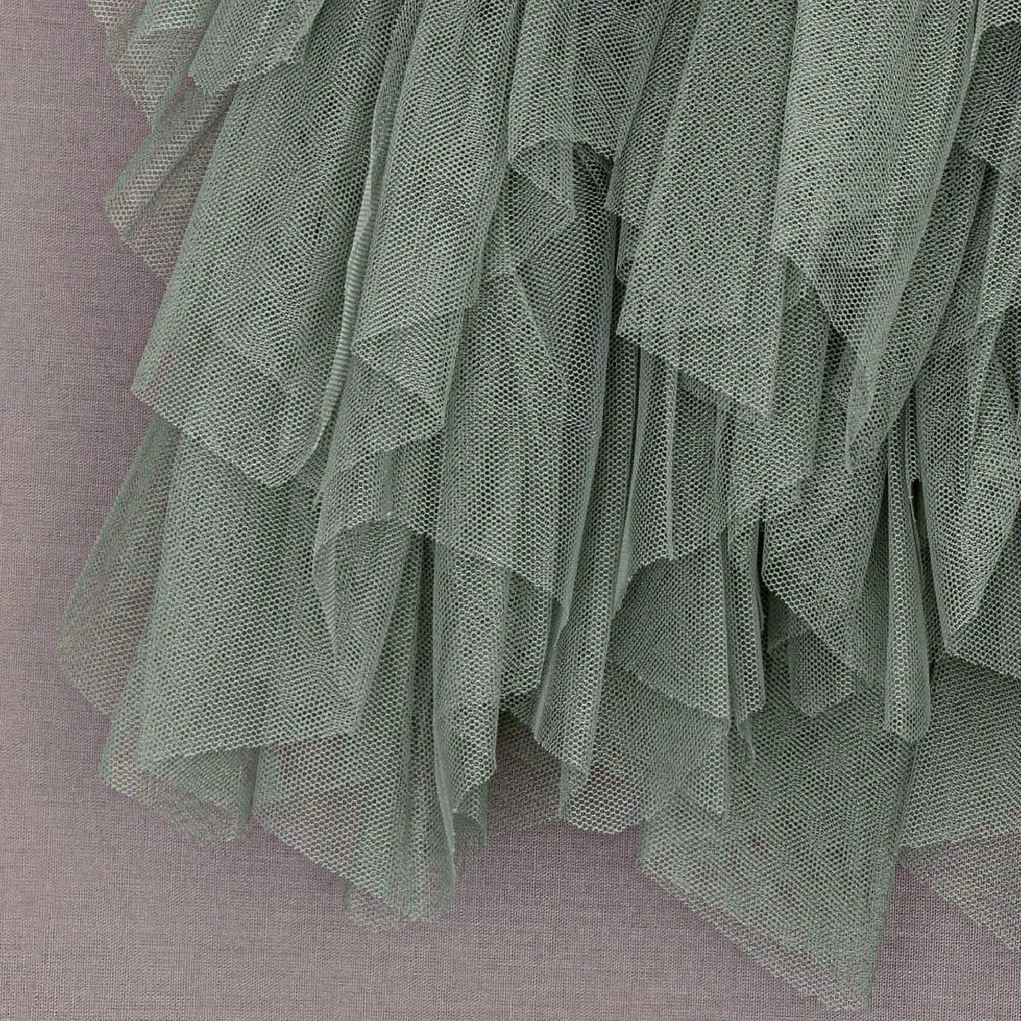 Baby Boho Dreams Dress - Sage Green Applique