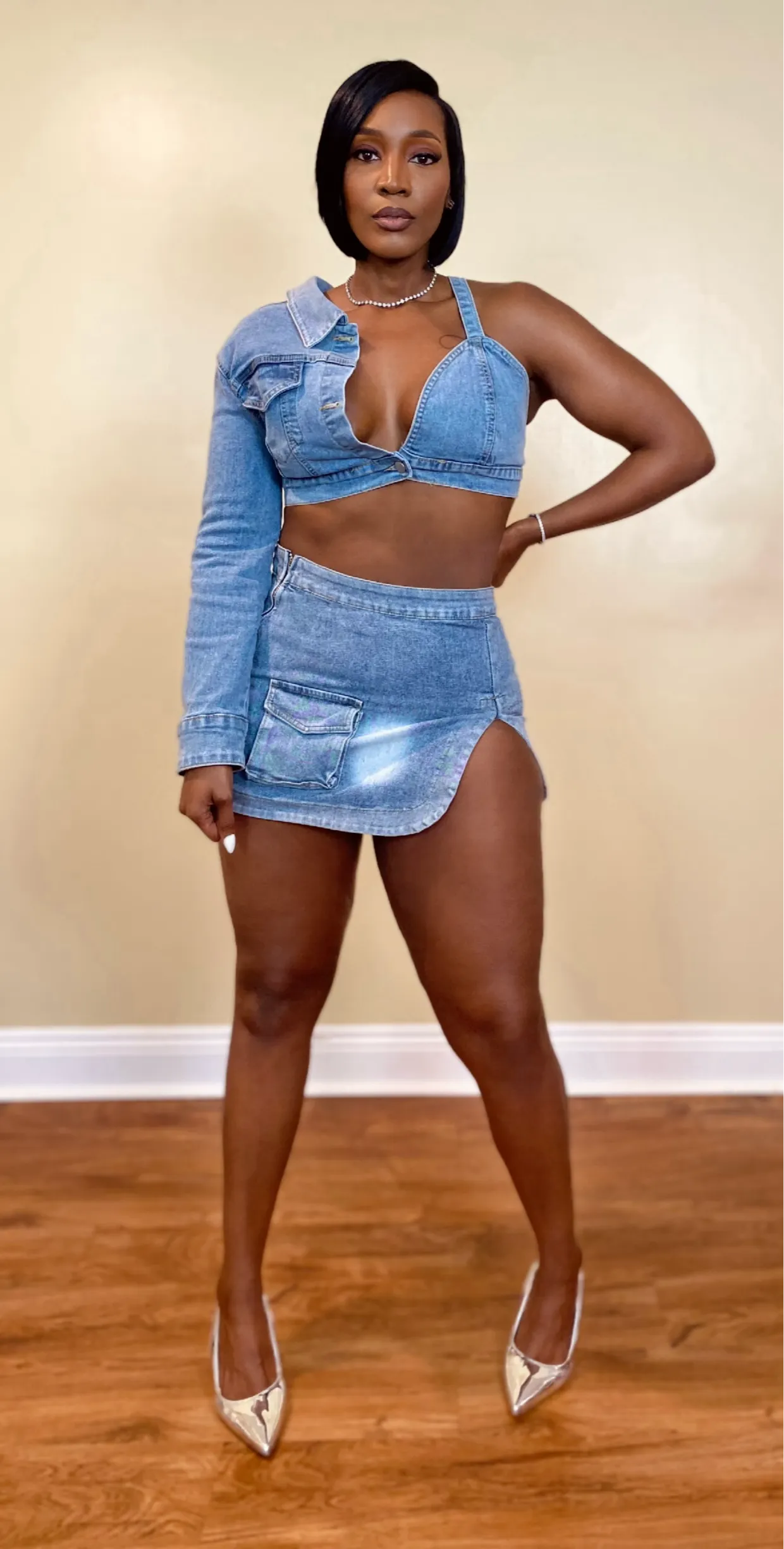 BADDIE SKIRT SET
