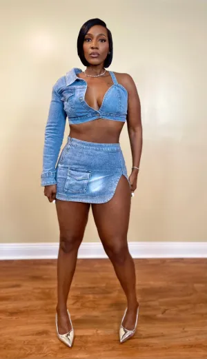 BADDIE SKIRT SET