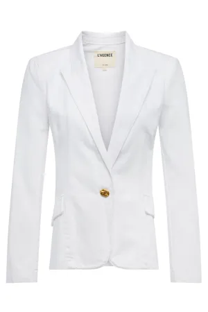 Baldwin Denim Blazer | Blanc