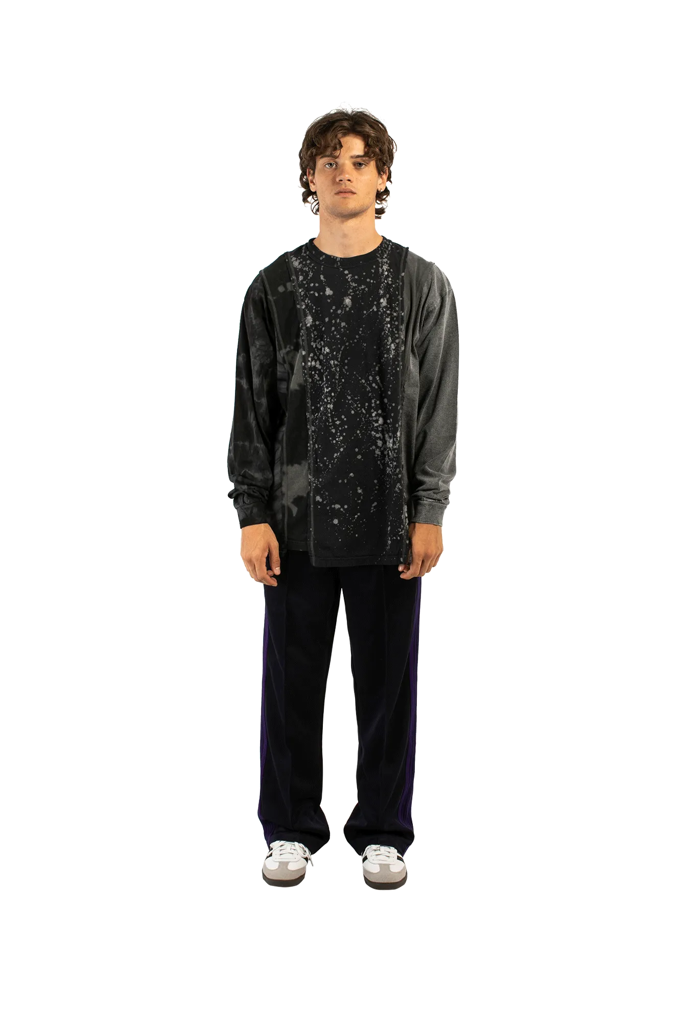 B&W Mishmash 5 Cuts Longsleeve Tee