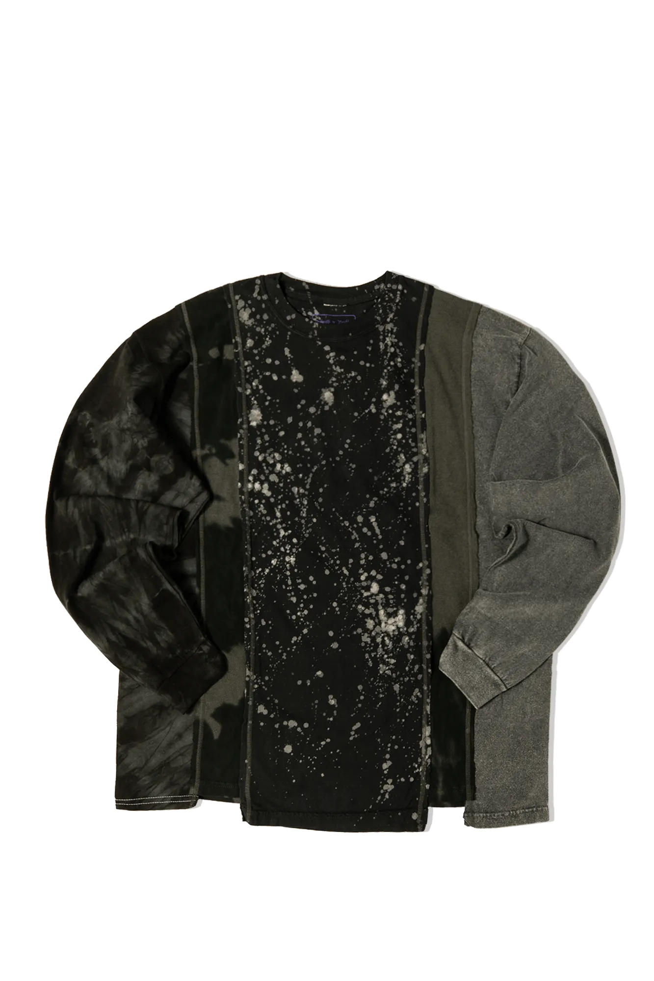 B&W Mishmash 5 Cuts Longsleeve Tee