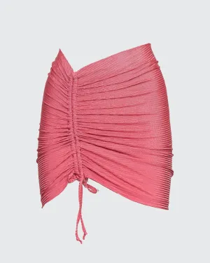 Bashan Skirt Pink rib