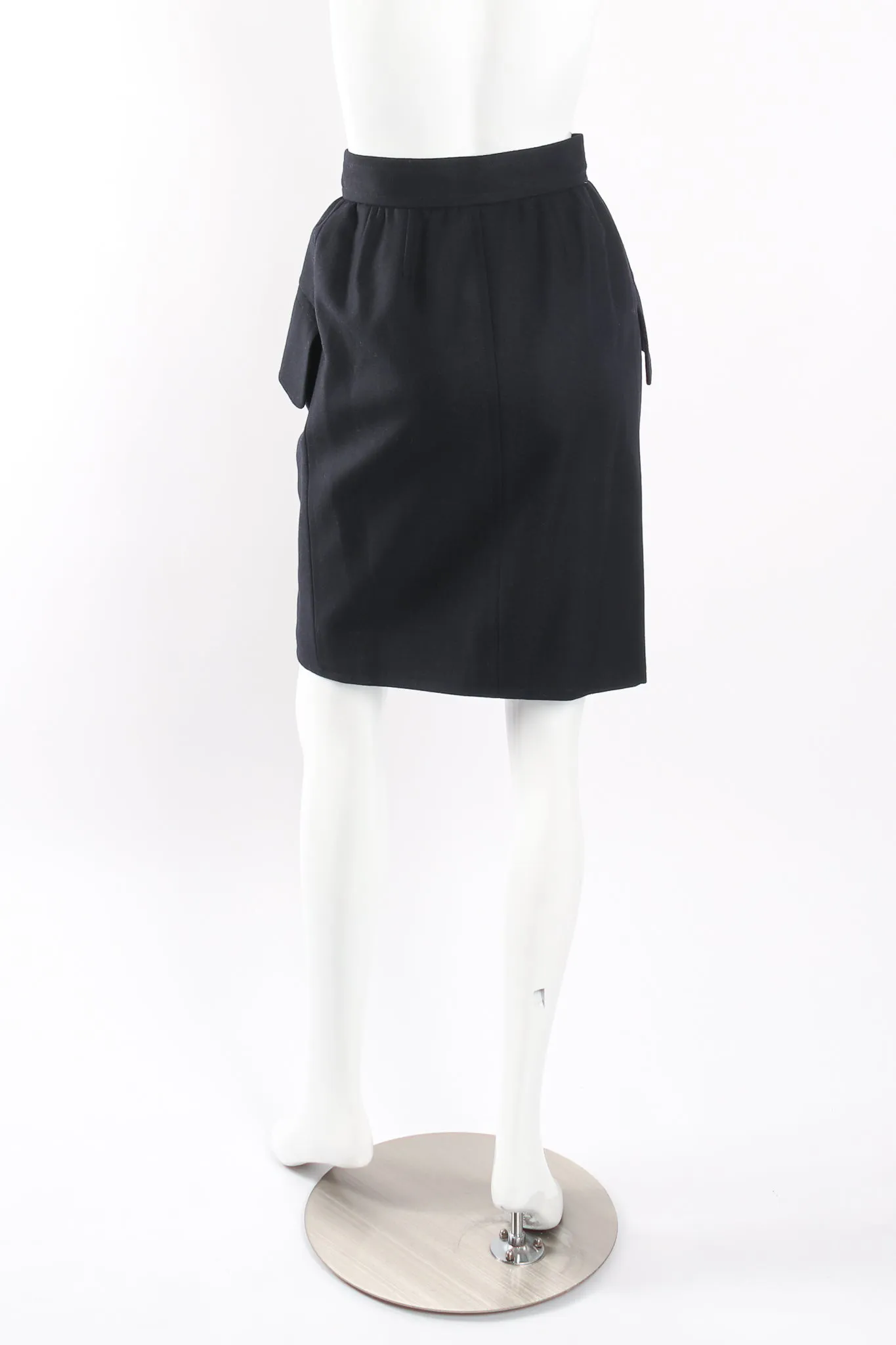 Batwing Uniform Peplum Jacket & Skirt Set