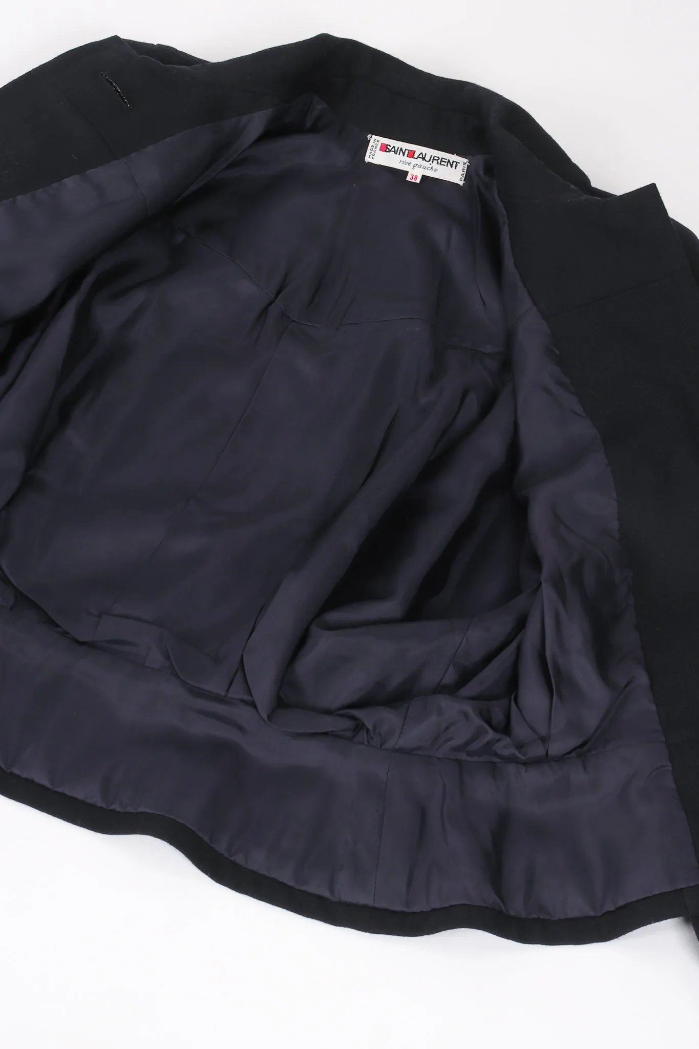 Batwing Uniform Peplum Jacket & Skirt Set