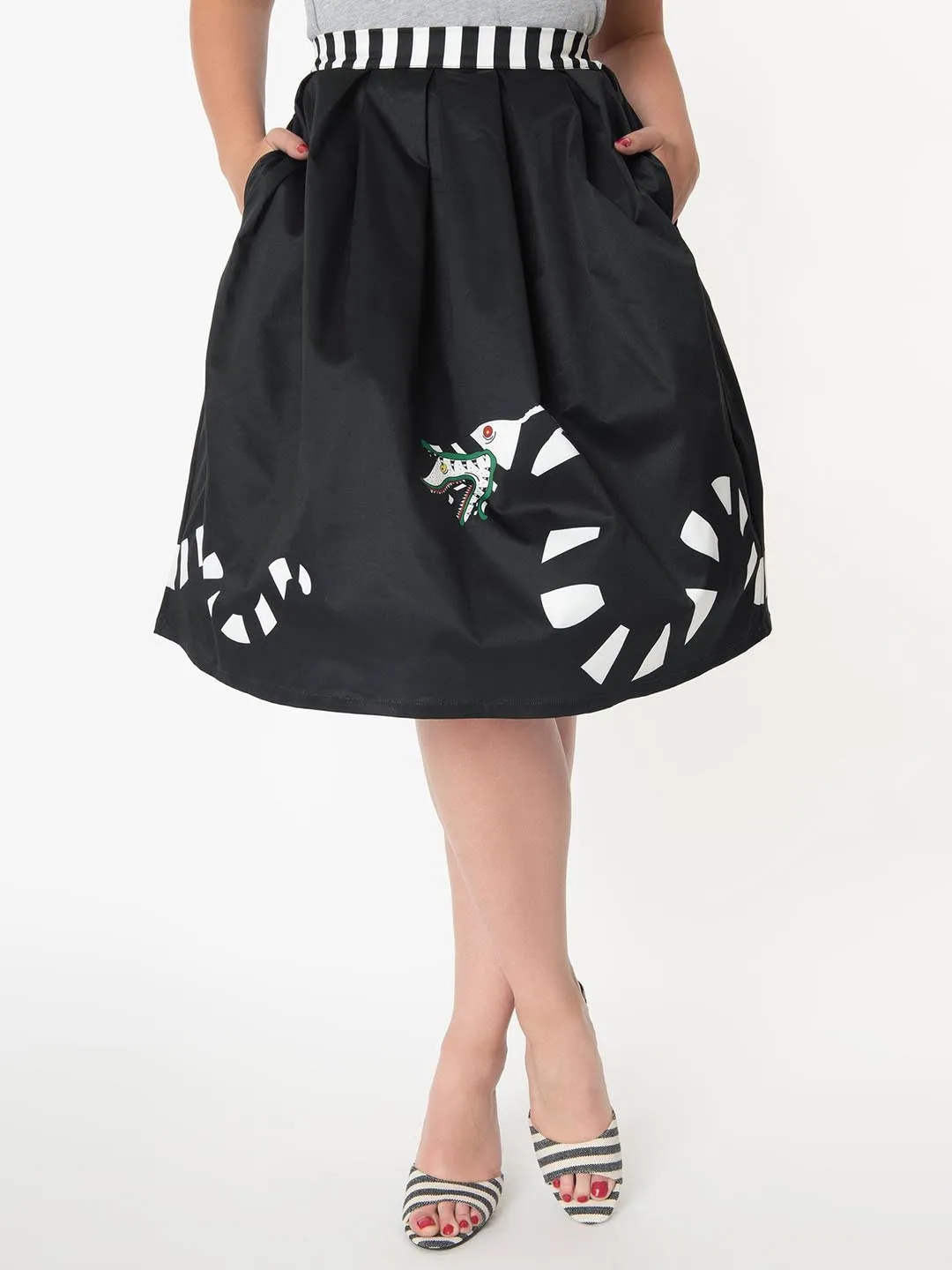 Beetlejuice Sandworm Swing Skirt