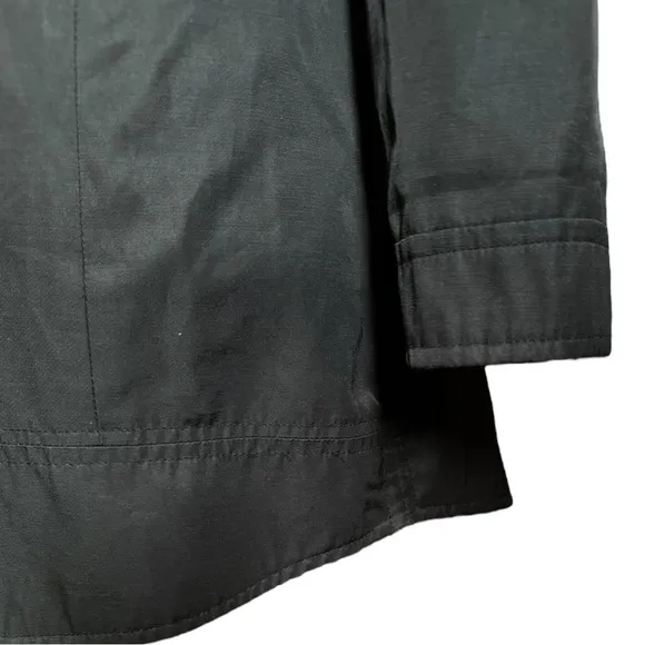 Betsey Johnson Classic Black Raincoat