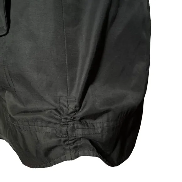 Betsey Johnson Classic Black Raincoat