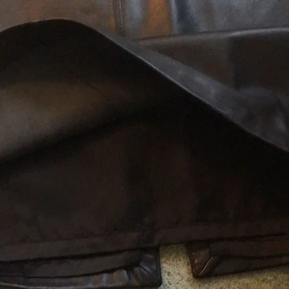 Black 100% Lambskin Leather Siena Studio skirt