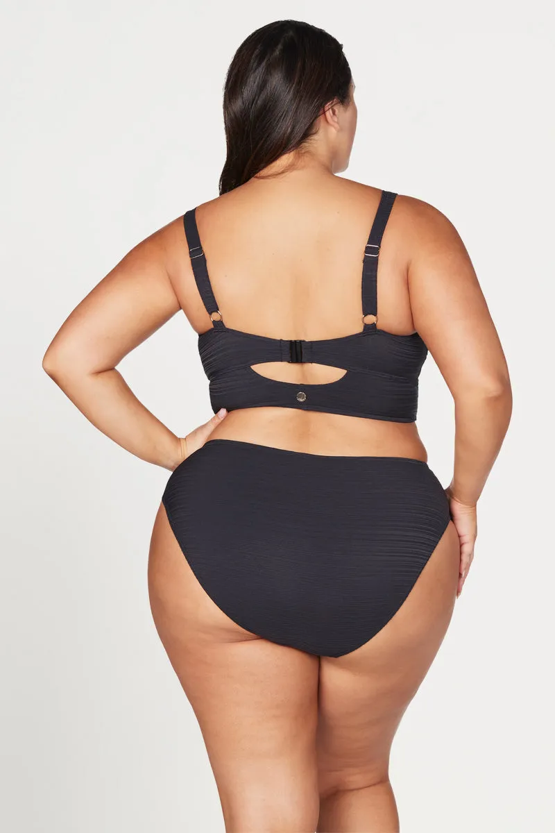 Black Aria Cezanne D - E Cup Underwire Bikini Top