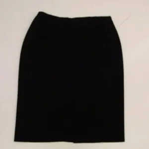 Black Knit Straight Midi Skirt Stizzoli Italy 22 High Quality Italian