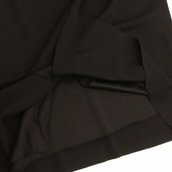 Black Knit Straight Midi Skirt Stizzoli Italy 22 High Quality Italian