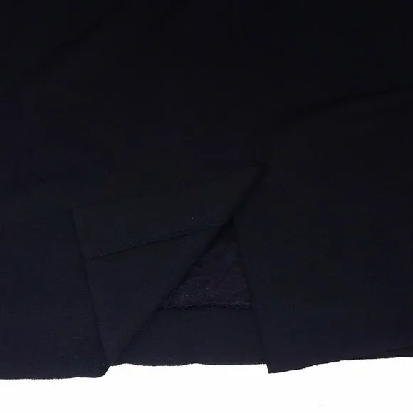 Black Knit Straight Midi Skirt Stizzoli Italy 22 High Quality Italian