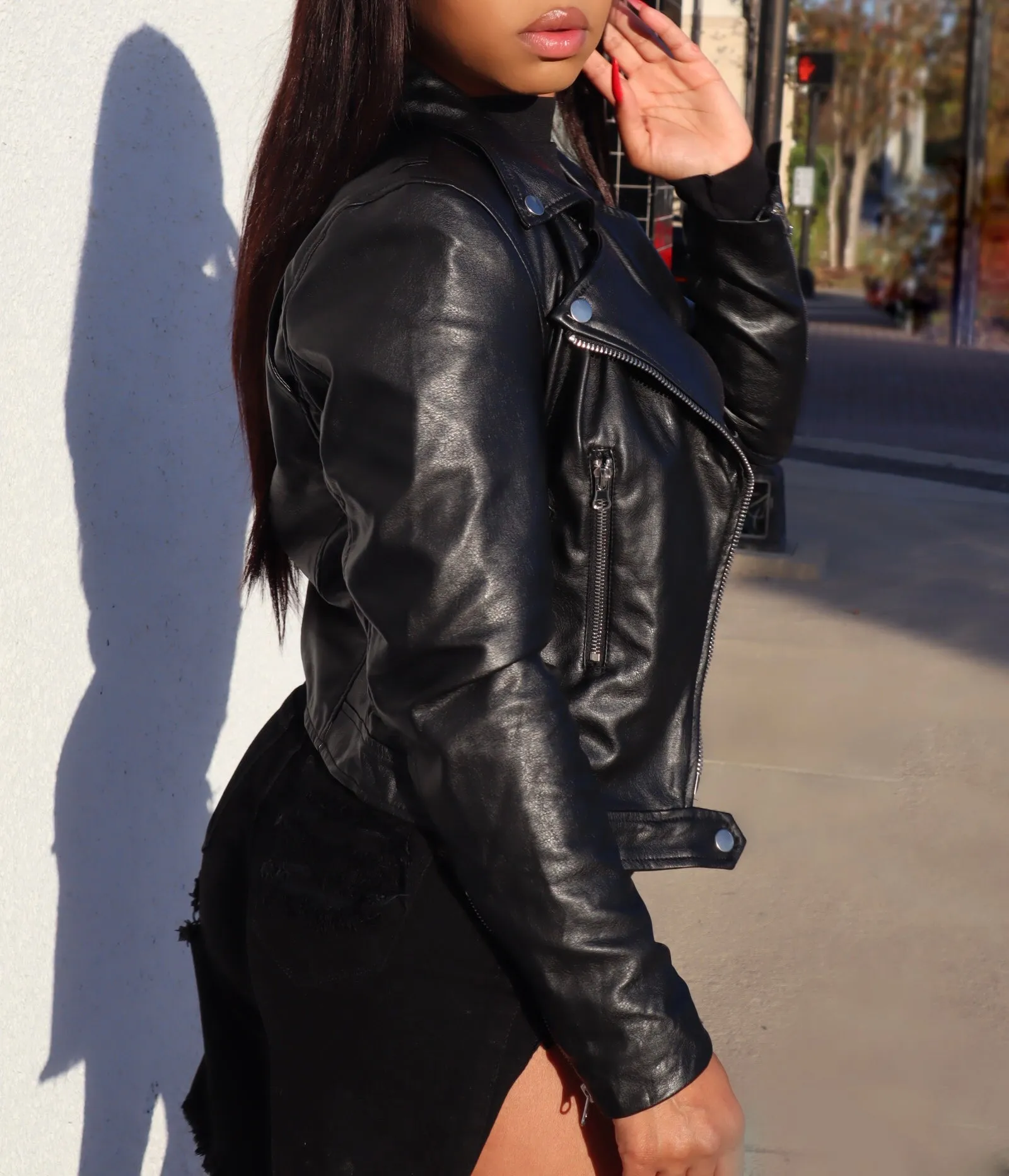 Black Moto Jacket